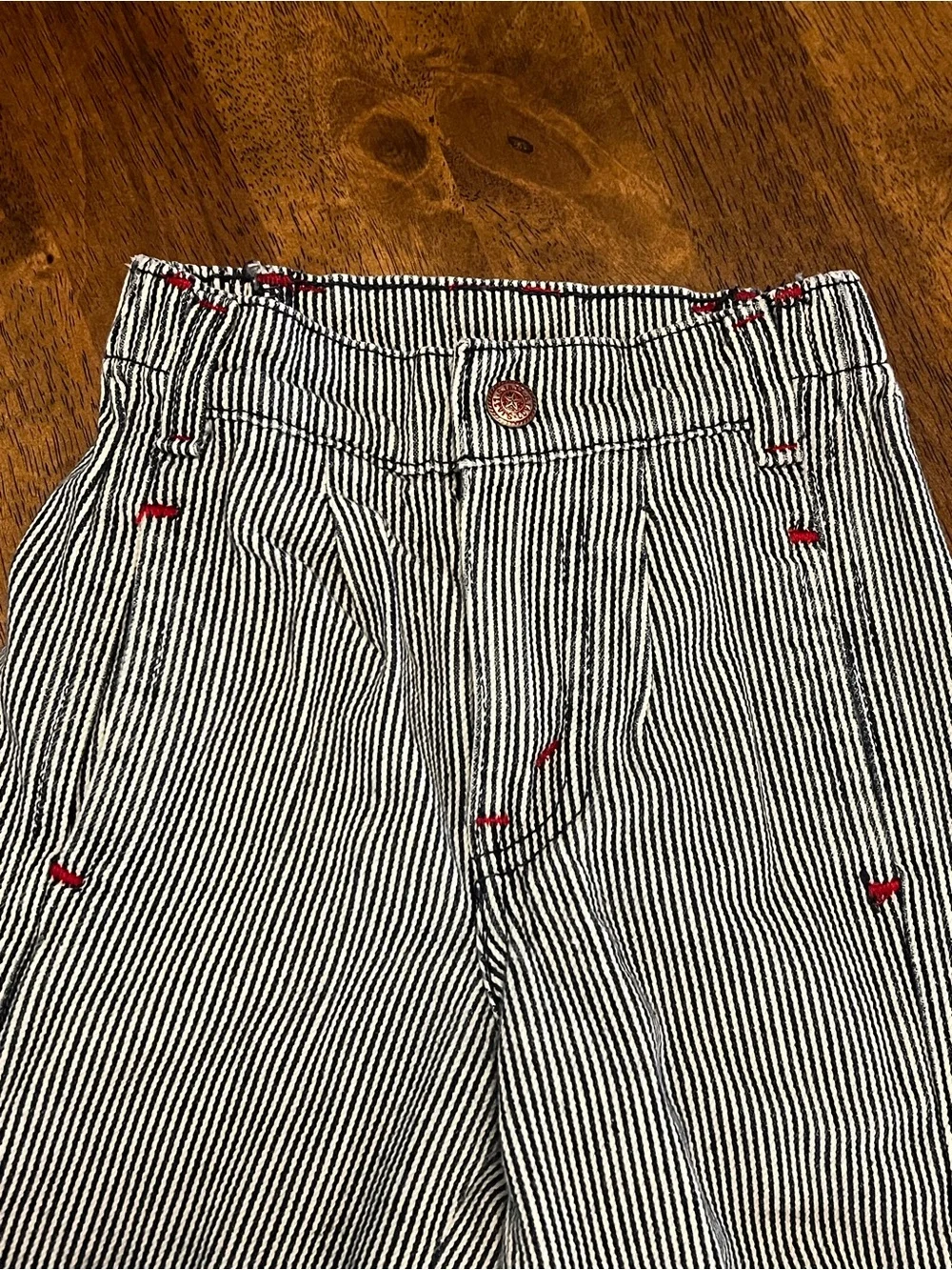 Vintage 1992 Little Levi’s Hickory Stripe Carpenter Pants 4T USA Salesman Sample